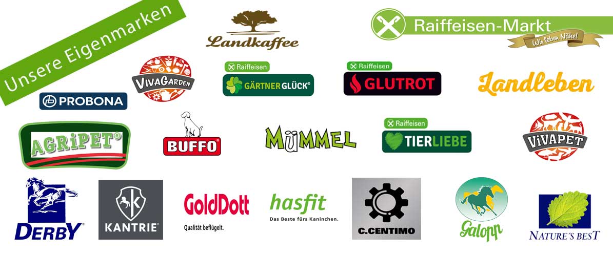 Unsere Raiffeisen Eigenmarken