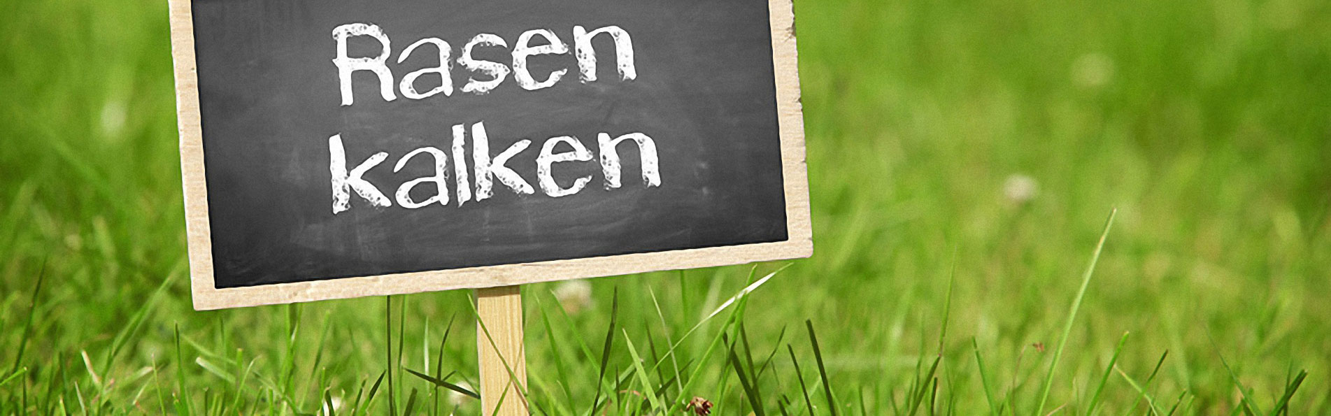 Rasen kalken